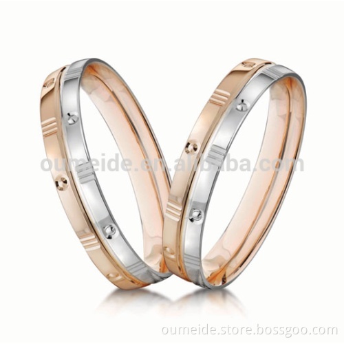 wholesale 2015 new fashion stainless steel jewelry hers and his bridal wedding engagement rings sets